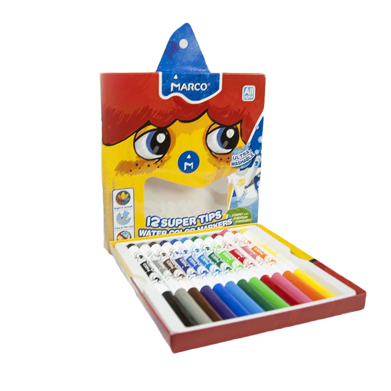 Фломастери "Marco Super Washable"
