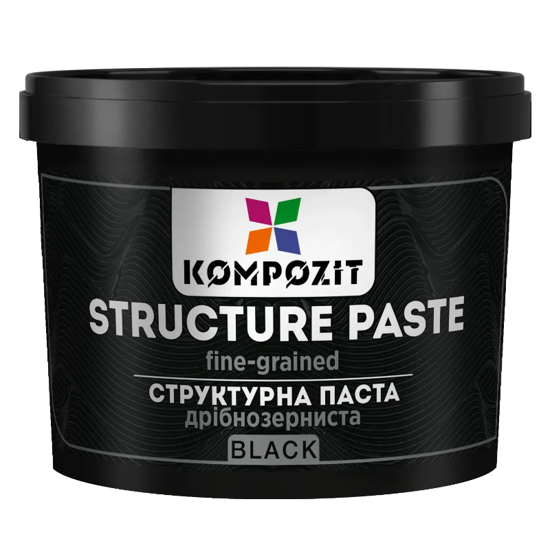 Паста структурна ART Kompozit дрібнозерниста Чорна