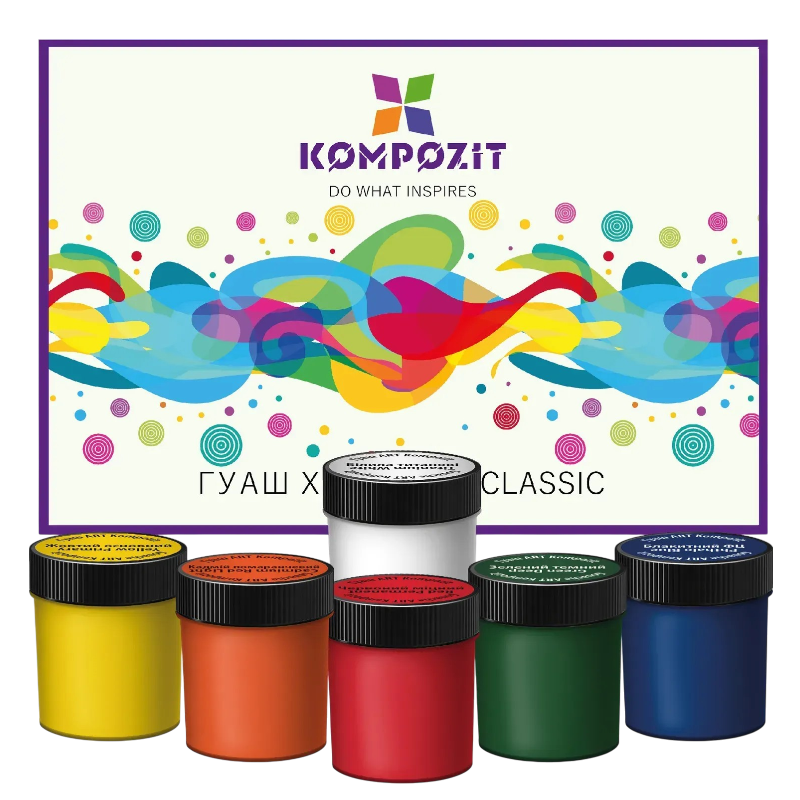 Набір Гуаш художня CLASSIC ART Kompozit 6*20 мл