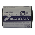 Пакети для сміття 35л/100шт чорні BuroClean ECO