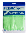 Серветка мікрофібра універсальна Buroclean 30х30