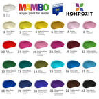 Фарба по тканині MAMBO ART Kompozit, 50 мл