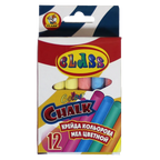 Крейда кольорова 12 шт. кругла "CLASS"