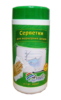 Серветки вологі для магнітно-маркерних дошок, 100 шт