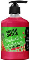 Мило рідке Fresh Juice 460мл Rhubarb&Cranberries