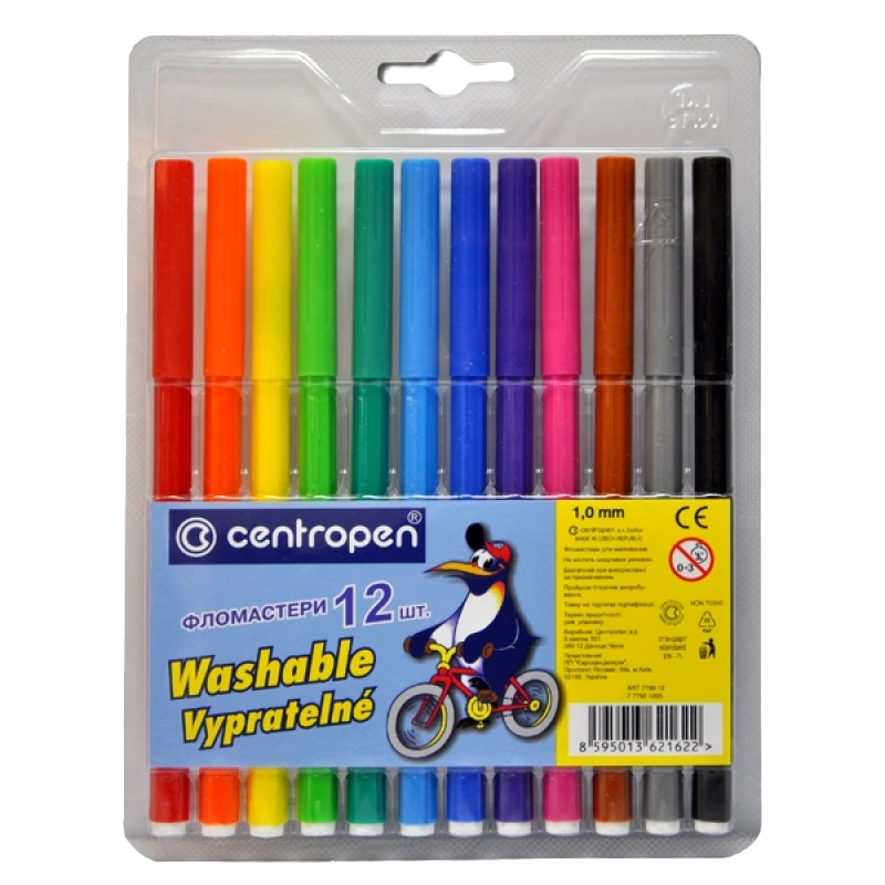 Фломастери "Centropen" 12 кол.