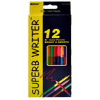 Олівці кольорові "Marco Superb writer" 24 кол./12шт двосторонні