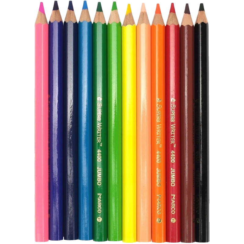 Олівці кольорові "Marco Superb writer" 12 кол. JUMBO