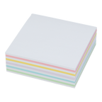 Блок паперу для нотаток ЛЮКС "ВЕСЕЛКА" PASTEL, 90х90х30мм
