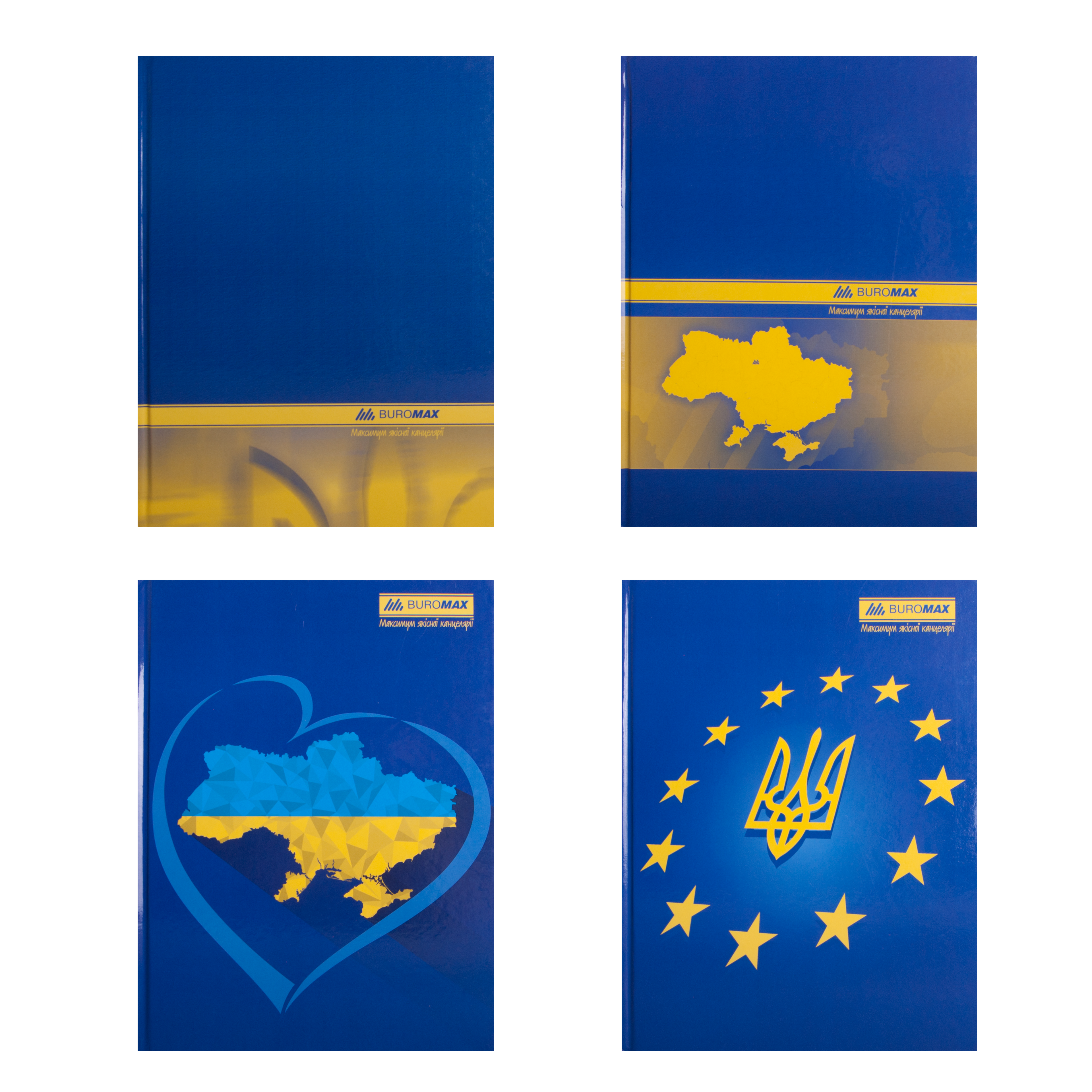 Книга канцелярська UKRAINE, А4, 192 арк. асорті