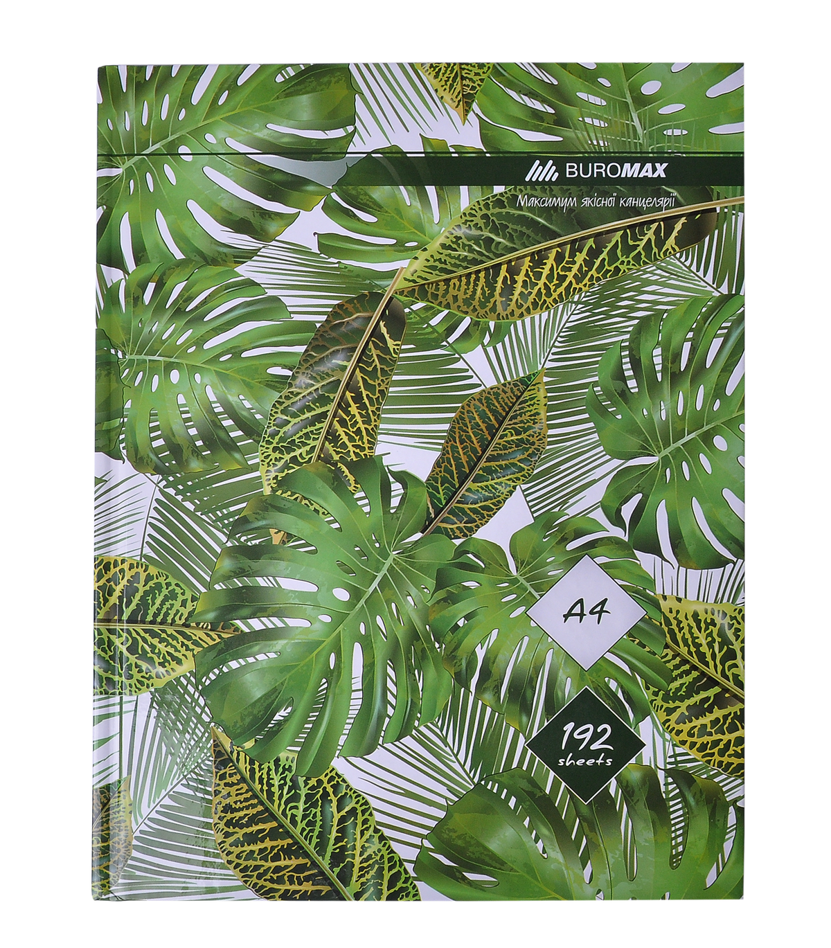 Книга канцелярська FLORISTICA 192 арк зелена