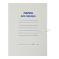 Папка на зав'язках, JOBMAX, А4, картон 0.3 мм, клеєний клапан