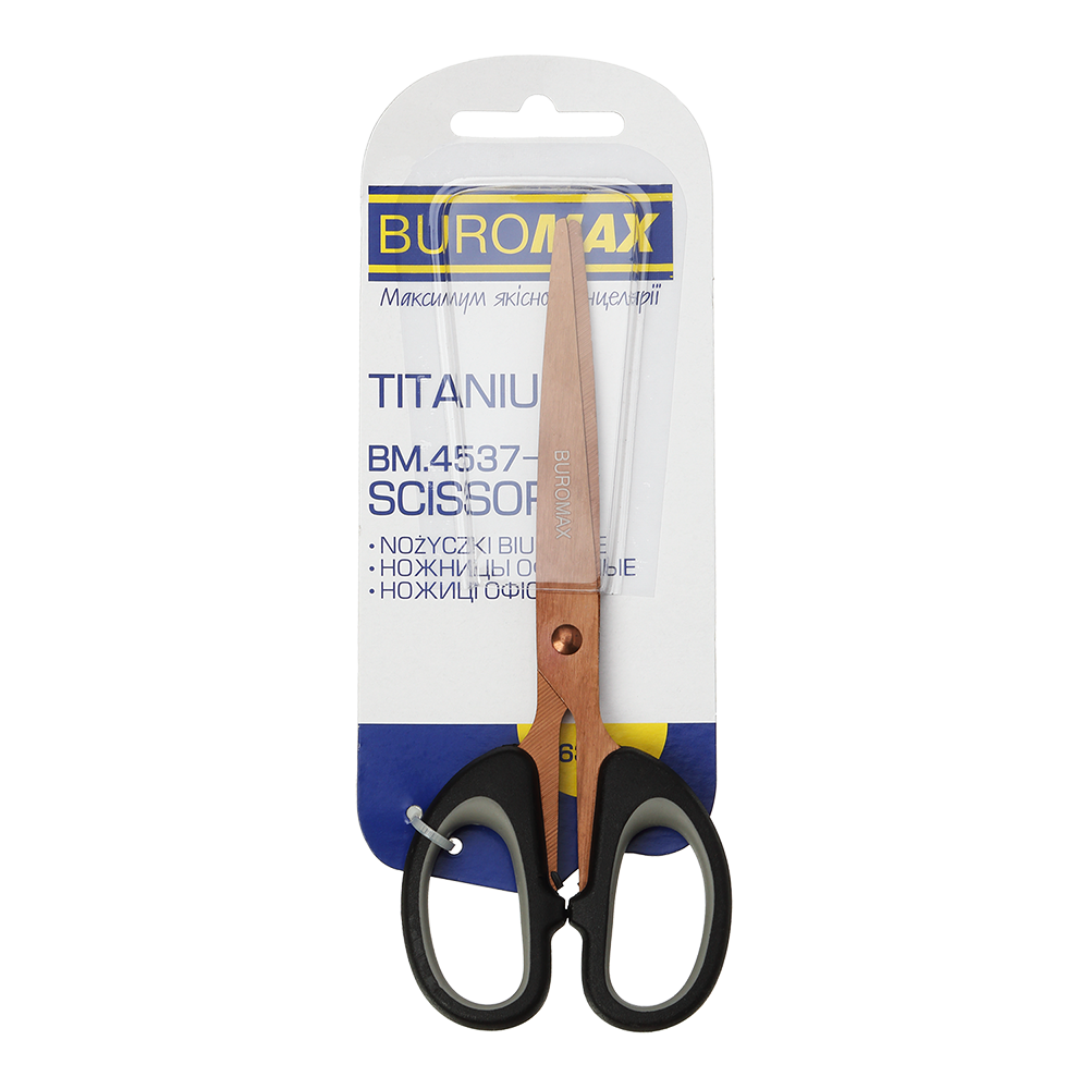 Ножиці Buromax TITANIUM 163мм