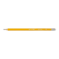 Олівець графітовий CLASSIC, HB, з гумкою, жовтий корпус, туба - 100 шт.