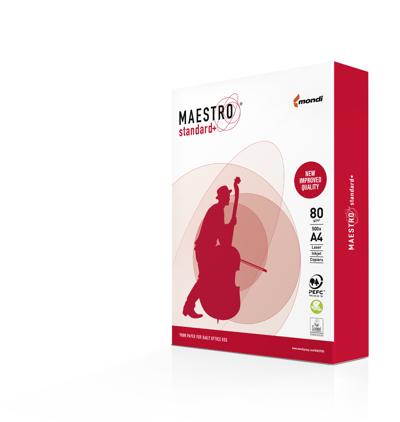 Папір MAESTRO STANDARD+, А4, клас B, 80г/м2, 500 арк