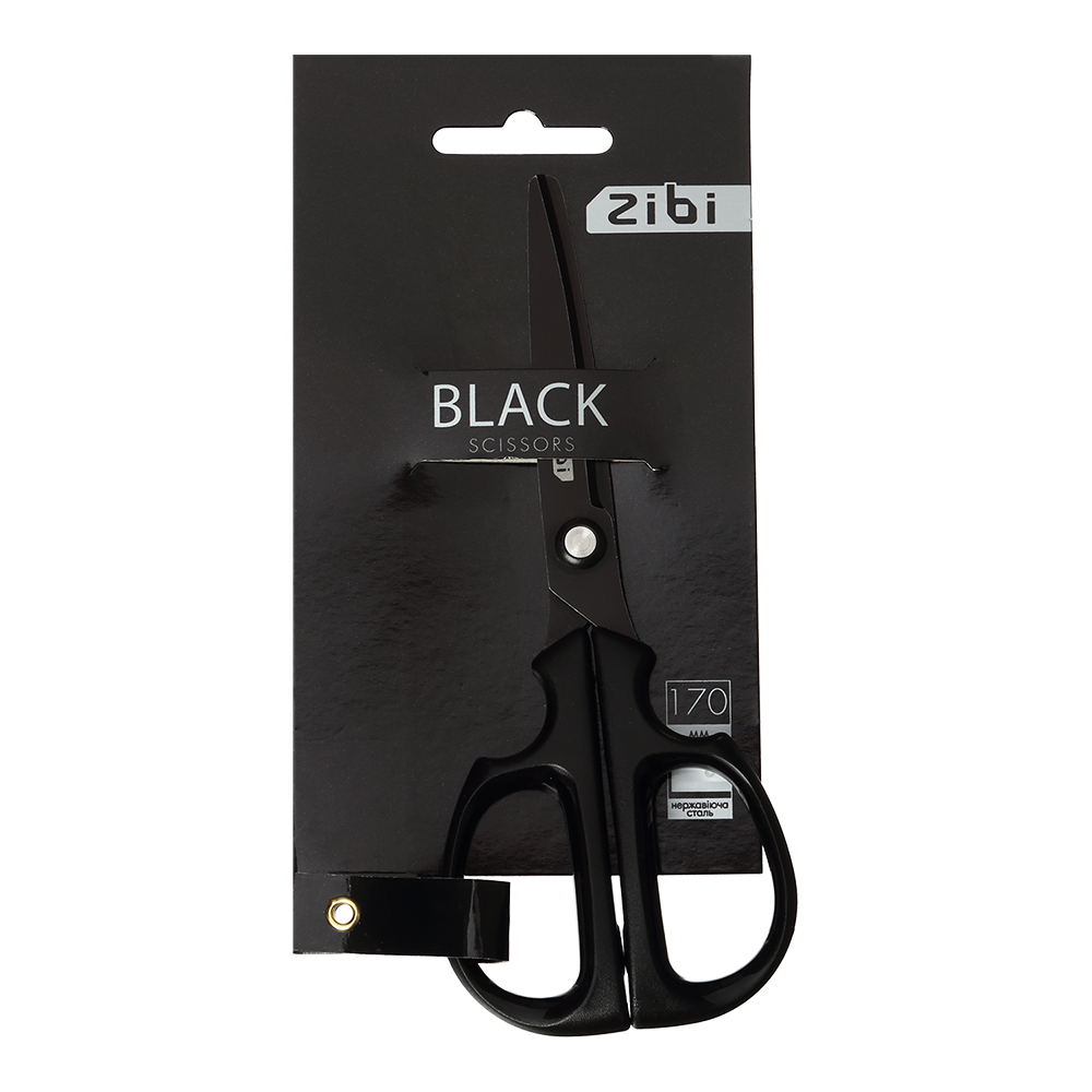 Ножиці ZiBi BLACK 170мм