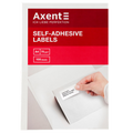 Етикетки з клейким шаром AXENT 2460-A, А4, 210х297мм, 1 шт/арк., 100 аркушів