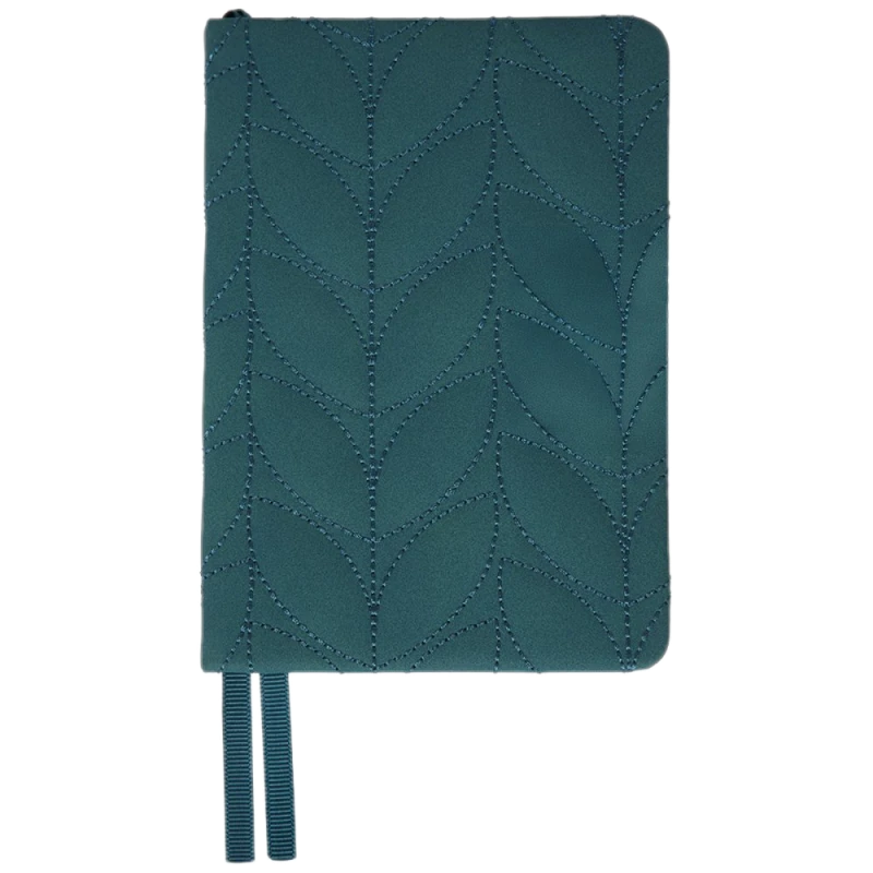Щоденник недатований Leo Planner А6, "Vibe", твердий, темно-бірюзовий, 320 стор.