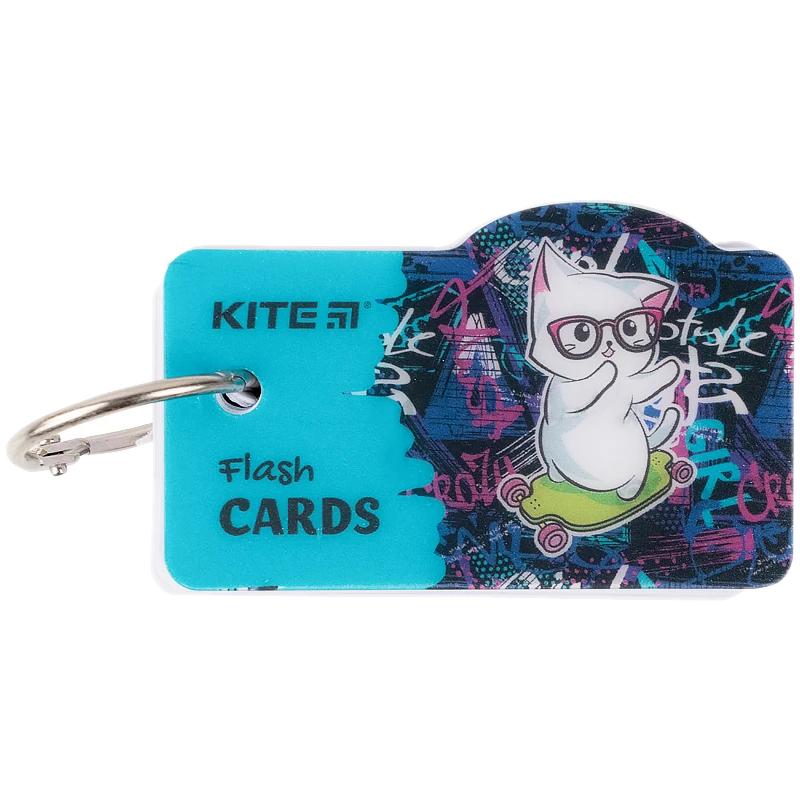 Картки для запису іноземних слів "Kite", 80 арк., "Cat skate"