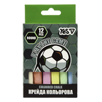 Крейда кольорова 12 шт. "YES"  "Football"