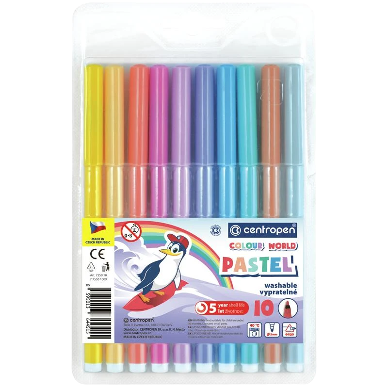 Фломастери "Centropen" 10 кол.
