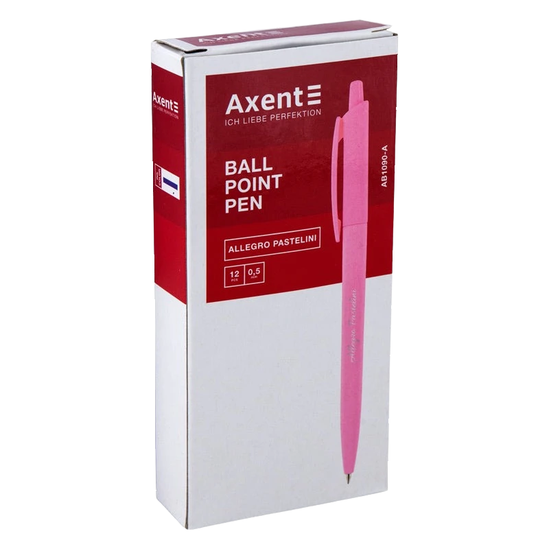 Ручка авт. "Axent" 0,5мм, "Allegro "Pastelini" синя