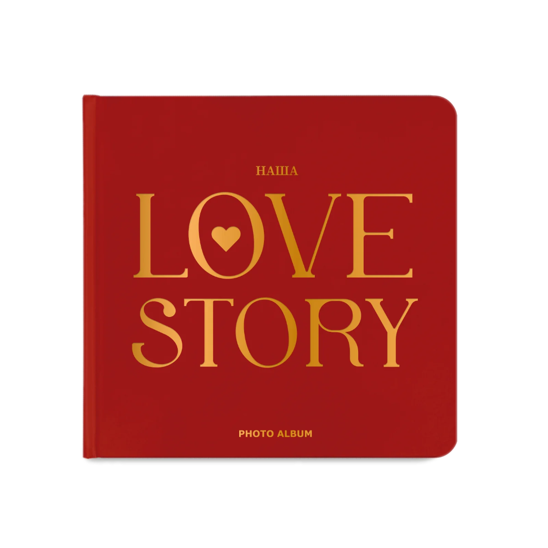 Фотоальбом «Love story» червоний