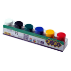 Гуаш ZiBi 6 кол. х 20мл, KIDS Line, з пензликом