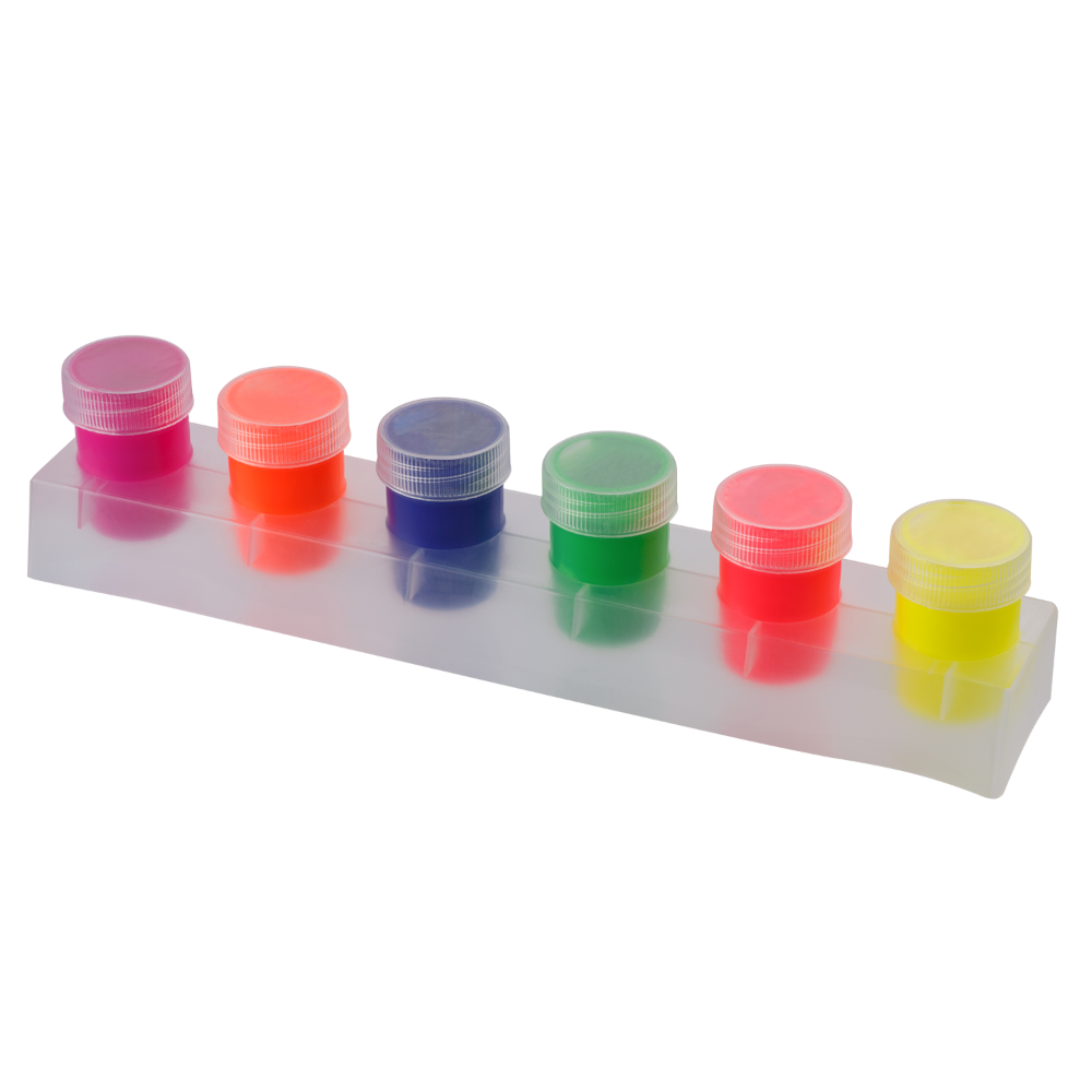 Гуаш ZiBi 6 кол. х 20мл, NEON, KIDS Line