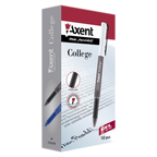 Ручка гелева Axent College чорна, фото 2