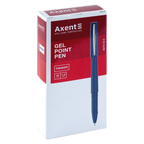 Ручка гелева Axent Premier синя, упаковка