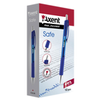 Ручка гелева автоматична Axent Safe, упаковка