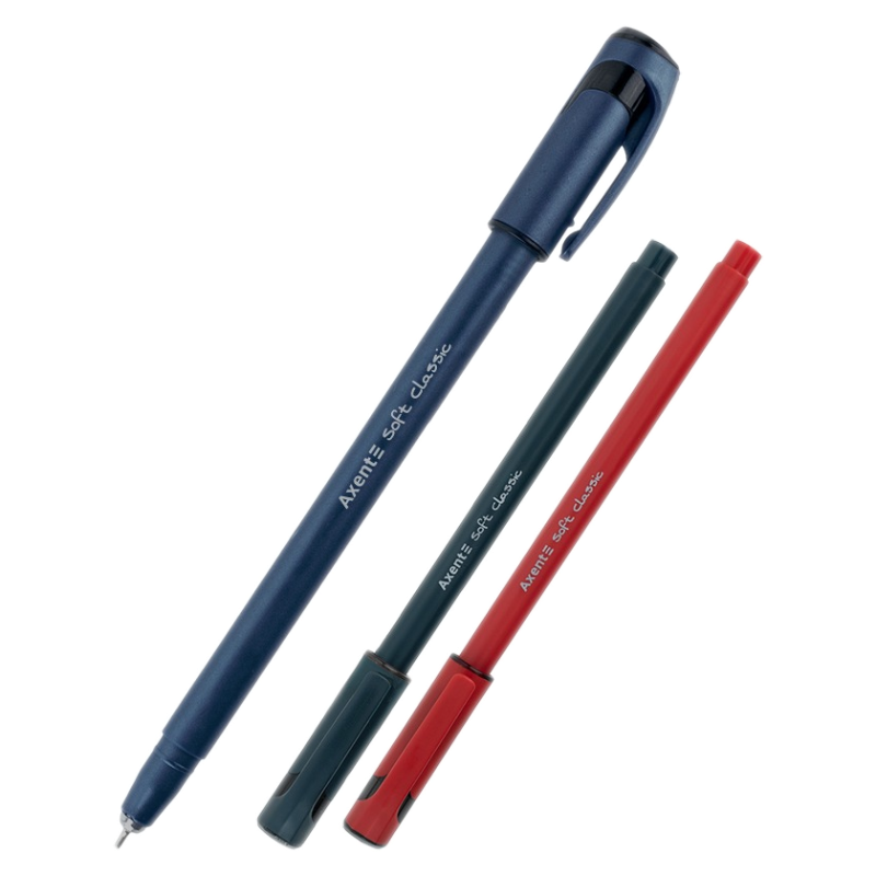 Ручка Axent Soft Classic синя