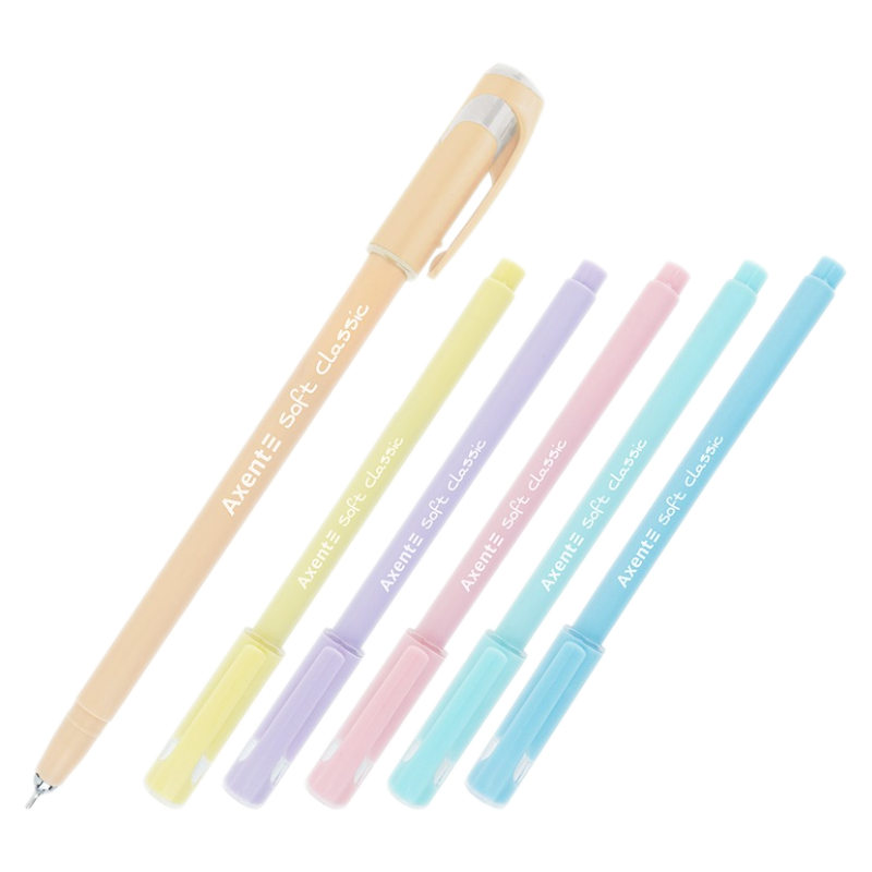 Ручка Axent Soft Pastel синя
