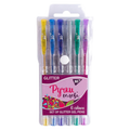 Набір гелевих ручок YES 6 кольорів Glitter