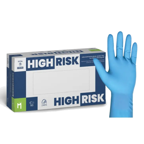 Рукавиці High Risk латексні M 50 шт.