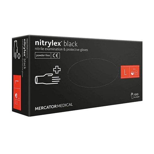 Рукавиці Nitrylex Black L