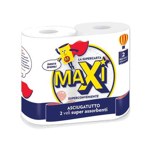 Рушники паперові Maxi 2 рулони 013121