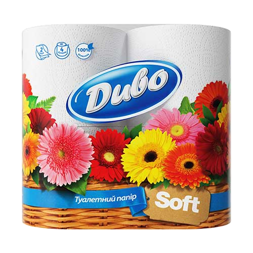 Туалетний папір Диво Soft 99774