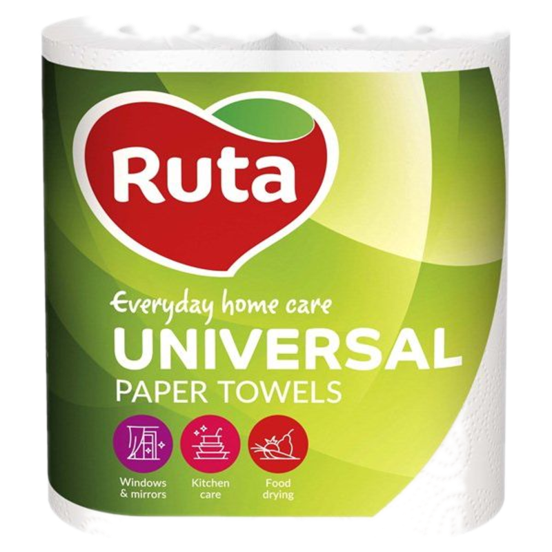 Паперові рушники Ruta Universal, 2 рулони