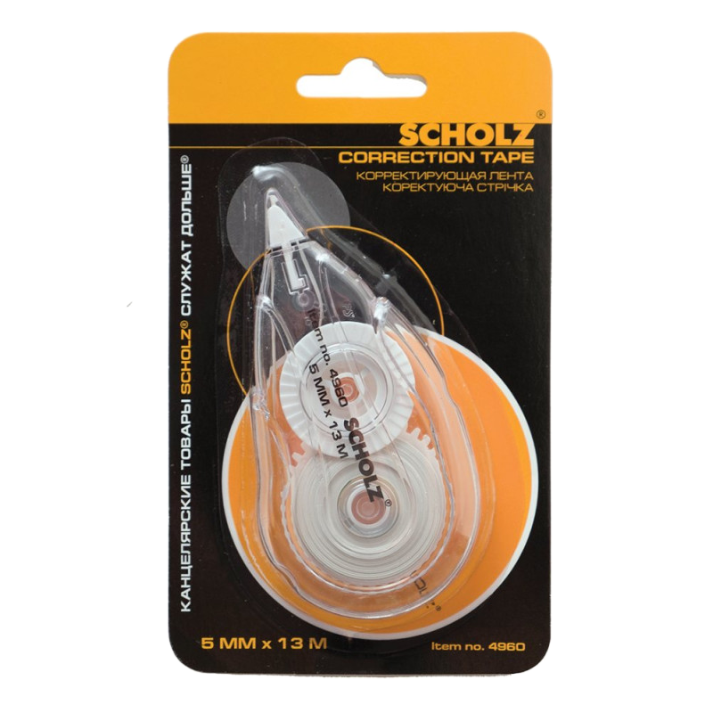 Коректор стрічковий SCHOLZ у блістері