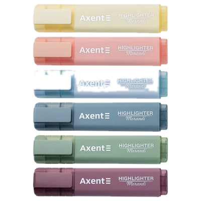 Маркер текстовий Axent Morandi 6 кольорів