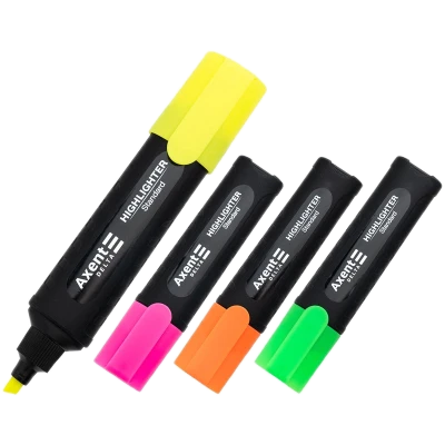 Маркер текстовий Axent Highlighter 4 кольори