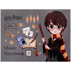 Зошит для нот Kite A5/20арк "Harry Potter" HP26-405
