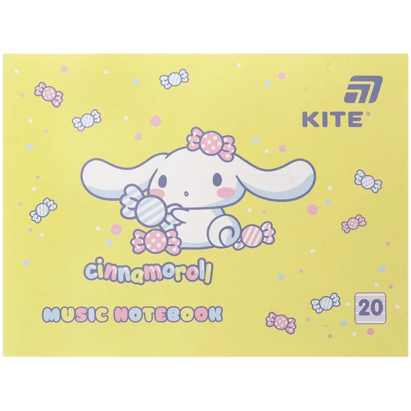 Зошит для нот Kite A5/20арк "Cinnamoroll" CR26-405