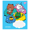Зошит для нот YES A5/12арк "Line friends" 766255