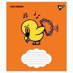 Зошит для нот YES A5/12арк "Line friends" 766255