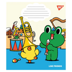 Зошит для нот YES A5/12арк "Line friends" 766255