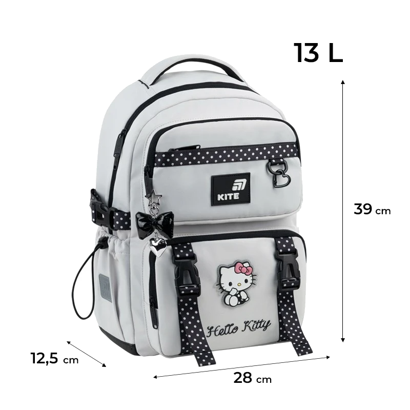 Рюкзак шкільний Kite Education 1022 Hello Kitty чорний