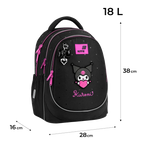 Рюкзак шкільний Kite Education 700 Kuromi чорний